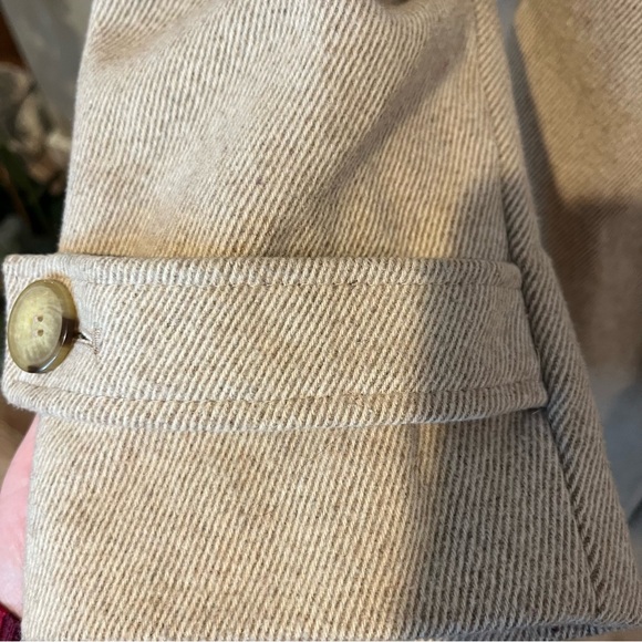 Joan’s New York stand collar coat wool blend with buttons classic style s/14W - Picture 2 of 7